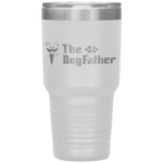 The Dogfather Siberian Husky Dog Dad Father's Day Gifts Tumbler Tumblers dad, family- Nichefamily.com