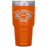 Vintage Dog Dad Cool Father's Day Gift Retro Tumbler Tumblers dad, family- Nichefamily.com
