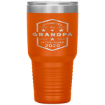 Promoted to Grandpa 2020 Established 2020 Tumbler Tumblers dad, family- Nichefamily.com