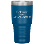 Father of Dragons Fathers Day Best Gift for Dad Tumbler Tumblers dad, family- Nichefamily.com