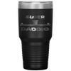 Nerdy Super Daddio Fathers Day Special Tumbler Tumblers dad, family- Nichefamily.com