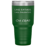 like father, like daughter, oh crap Tumblers dad, family- Nichefamily.com