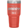 Daddysaurus Rex Father's Day Dinosaur Daddy Funny Tumbler Tumblers dad, family- Nichefamily.com