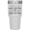 Proud Grandpa Of A Heart Warrior CHD Awareness Gift Tumbler Tumblers dad, family- Nichefamily.com