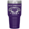 Retro Vintage Best Pug Dad Ever Father's Day Tumbler Tumblers dad, family- Nichefamily.com