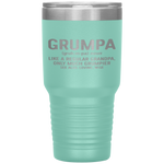 Grumpa Definition Like A Regular Grandpa Only Grumpier Tumbler Tumblers dad, family- Nichefamily.com