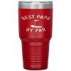 Best Papa By Par Funny Golf Father's Day Grandpa Gift Tumbler Tumblers dad, family- Nichefamily.com