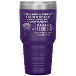 You're A Great Father In Law Everyone Agrees Tumblers Tumblers dad, family- Nichefamily.com