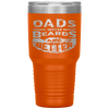 Dads with Beards are Better Father's Day Gifts Distressed Tumbler Tumblers dad, family- Nichefamily.com