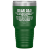 dear dad there are endless reasons Tumblers - Nichefamily.com