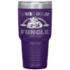 Unicorn Funcle Gift Rainbow Father's Day Tumbler Tumblers dad, family- Nichefamily.com