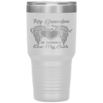 My Grandpa Is Guardian Angel He Watches Over Back Tumbler Tumblers dad, family- Nichefamily.com