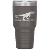 Grumpysaurus Rex Kid Funny Grandpa Tumbler Tumblers dad, family- Nichefamily.com