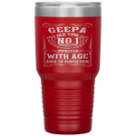 Geepa Old Time No.1 Grandfather Father's Day Tumbler Tumblers dad, family- Nichefamily.com