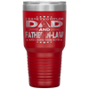 I Have Two Titles Dad Father-In-Law Funny Fathers Day Gift Tumbler Tumblers dad, family- Nichefamily.com