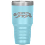 Daddy Bear  Fathers Day Dad Gift Tumbler Tumblers dad, family- Nichefamily.com