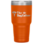 The Dogfather Maltese Dog Dad Father's Day Gift Tumbler Tumblers dad, family- Nichefamily.com