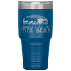 Papa Bear Vintage Daddy Wildling Father's Day Dad Tumbler Tumblers dad, family- Nichefamily.com