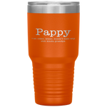 Pappy Definition Grandpa For Coolest Old Man Tumbler Tumblers dad, family- Nichefamily.com