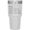 Grandpa Grandfather PA The Legend Gift Tumbler Tumblers dad, family- Nichefamily.com