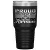 Womens Proud Brother-in-law Of An Airman Father Uncle Son Tumblers Tumblers - Nichefamily.com