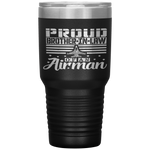 Womens Proud Brother-in-law Of An Airman Father Uncle Son Tumblers Tumblers - Nichefamily.com