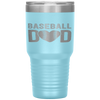 Baseball Dad Papa Father's Day Gift For Him School Tumbler Tumblers dad, family- Nichefamily.com