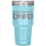 Baseball Dad Papa Father's Day Gift For Him School Tumbler Tumblers dad, family- Nichefamily.com