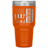 American Flag Best Buckin Grandpa Ever Father Day Gift Tumbler Tumblers dad, family- Nichefamily.com