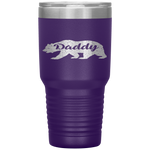 Daddy Bear  Fathers Day Dad Gift Tumbler Tumblers dad, family- Nichefamily.com