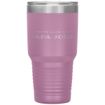 Favorite Custom PAPA JOHN Father's Day Gifts Tumbler Tumblers dad, family- Nichefamily.com