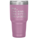 Grandpa Grandfather PA The Legend Gift Tumbler Tumblers dad, family- Nichefamily.com