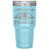 Unicorn Funcle Gift Rainbow Father's Day Tumbler Tumblers dad, family- Nichefamily.com