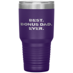 Best Bonus Dad Ever Father-In-Law Gift Tumbler Tumblers dad, family- Nichefamily.com