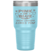 Pink Or Blue Great Grandpa Loves You Baby Gender Reveal Tumbler Tumblers dad, family- Nichefamily.com