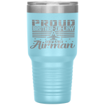 Womens Proud Brother-in-law Of An Airman Father Uncle Son Tumblers Tumblers - Nichefamily.com