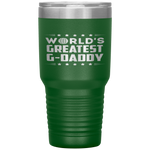 G-daddy Grandpa Gifts Worlds Greatest G-daddy Tumbler Tumblers dad, family- Nichefamily.com