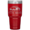 Papa Bear Vintage Daddy Wildling Father's Day Dad Tumbler Tumblers dad, family- Nichefamily.com