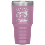 Grandpa Of The Birthday Mermaid Gifts Merman Family Matching Tumbler Tumblers dad, family- Nichefamily.com