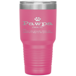 Funny dog grandpa Pawpa defintion Tumbler Tumblers dad, family- Nichefamily.com