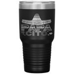 Funny Fathers Day Gift for Men Papacito Dad Tumbler Tumblers dad, family- Nichefamily.com