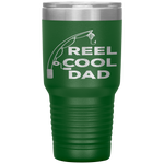 Reel Cool Dad Fishing Daddy Father's Day Gift  Tumbler Tumblers dad, family- Nichefamily.com