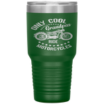 Only Cool Grandpas Ride Motorcycles Riding Rider Moto Tumbler Tumblers dad, family- Nichefamily.com