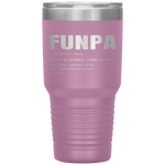 Funny FUNPA Fun Grandpa Novelty Tumbler Tumblers dad, family- Nichefamily.com