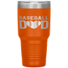 Baseball Dad Papa Father's Day Gift For Him School Tumbler Tumblers dad, family- Nichefamily.com