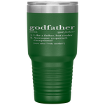 Fathers Day Gift For Godfather Gifts From Godchild Tumbler Tumblers dad, family- Nichefamily.com