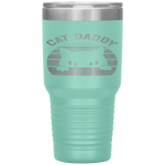 Cat Daddy Men Vintage Retro Black Cats Dad Fathers Day Gift Tumbler Tumblers dad, family- Nichefamily.com