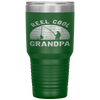 Vintage Reel Cool GRANDPA Fish Fishing Father's Day Gift Tumbler Tumblers dad, family- Nichefamily.com