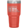 GRAMPS - THE MAN MYTH LEGEND Gift Fathers Day Tumbler Tumblers dad, family- Nichefamily.com