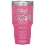 Veteran Grandpa Gift for Grandfather Tumbler Tumblers dad, family- Nichefamily.com